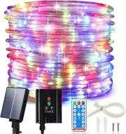 Trampoline Lights, 66FT 200LED Solar Rope Lights Outdoor, IP67 Waterproof, 12...