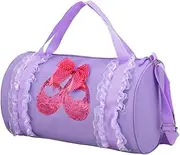 COLLBATH Dance Bag School Bag Duffle Bag Back for Cute Gym Bag Gym Bag Duffle Bag Back Ballet Bag Cross-body Bag Fitness Bag Pink Oxford Cloth