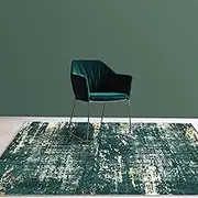 Area Rugs 4 x 6 ft Washable,Modern Abstract Dark Colour White Design Home Decoration,Green,120 x 180 cm,Living Room Rug Carpet Floor Mat Bedroom Aesthetic Decorations