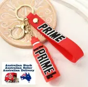 Prime Drink Keychain Red 3d Rubber KSI Logan Paul