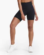 2XU Form Stash Hi-Rise Womens Bike Shorts - Black/Black - L