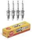 NGK SPARK PLUG SET 4 FOR MAZDA RX-7 TWIN TURBO 1.3L 13B-REW FD3S 03/1992~08/2002 (for: Mazda)