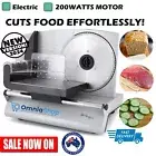 Electric Meat Slicer Deli Cafe Food Cheese Processor Bread Vegetable Slice Tool