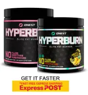 Onest Hyperburn 2x30 Serve | Twin Pack | Stim Fat Burner | Hyper Burn | All Flav
