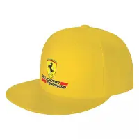在飛比找Yahoo奇摩拍賣-7-11運費0元優惠優惠-Ferrari (3) 平帽遮陽帽 印花鴨舌帽太陽帽 帽子 