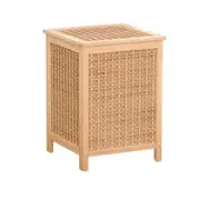 Artiss Laundry Hamper Bathroom Storage Cabinet Wooden Organiser Bag Clothes