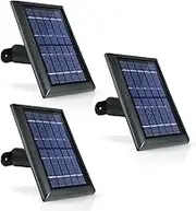 [Updated Version] Wasserstein Solar Panel with 13.1ft/4m Cable Compatible with Arlo Essential Spotlight/XL Spotlight Camera (3-Pack, Black) (NOT Compatible with Arlo Ultra, Pro 1,2 or 3, HD)