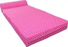 Pink Polka Dots Sleeper Chair Folding Foam Beds, Sleepover Sofa Bed 6 x 36 x 70