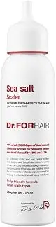 Dr.ForHair Sea Salt Scaler 7.05oz/200g - Exfoliant Scalp Scrub for Oily, Sensitive Skin - Dirt Removal, Dandruff Relief