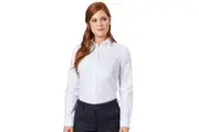 Brook Taverner Womens/Ladies Albany Oxford Formal Shirt (White) - UTPC7588