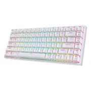 Royal Kludge RK84 RGB 3 Mode Bluetooth Hot-Swappable Mech Keyboard White Brown Switch