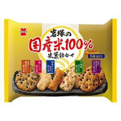 Iwatsuka Assorted Rice cracker Senbei 188g from Japan