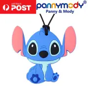 Panny & Mody Sensory Chew Necklace Autism ADHD Pendant Chewellery - Blue Stitch