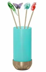 Swarovski Crystal Jungle Beats Collection Cocktail Andoki Set of 4, 5557816