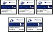 Dogfish 5 Pack 1GB Compact Flash Memory Card High Performance Industrial CF Type I Card FAT16 for Industrial Equipment and Vintage Digital Cameras