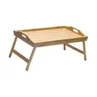 Foldable Bed Table Sturdy Breakfast Tray for Watching Movies Couch