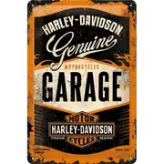 Nostalgic Art 20x30cm Medium Metal Wall Hanging Sign Harley Garage Home Decor