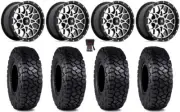 MSA Portal 15" Wheels Machined 30" Intersect Tires Polaris Ranger XP 9/1K