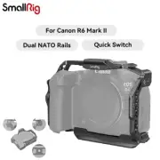 SmallRig Camera Cage Quick Release Plate Cold Shoe for Canon EOS R6 Mark II