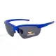 【SUNS】Polarized運動太陽眼鏡 頂規強化偏光鏡片 輕量藍框S49 抗UV400(採用PC防爆鏡片/防眩光/防撞擊)