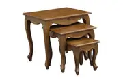 CT Queen Anne Solid Timber Nest of Table