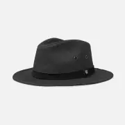 Brixton Messer x Adventure Hat in Black Black