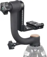 ARTCISE Professional Gimbal Tripod Head, Heavy Duty Heads with Standard 1/4'' Qu