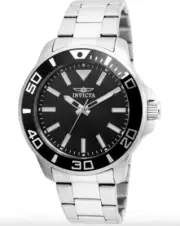 Invicta 21542 Pro Diver Men's Watch Silver/Black Brand New With Tags
