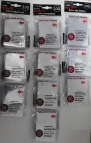 ULTRA PRO PRO FIT JAPANESE SIZE SIDE LOAD SLEEVES 100 PACK(X10) FREE UK P&P