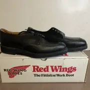 Vintage Red Wing Moc Toe Service Oxford Boots 9335-2 Size 8.5B USA Made Postman