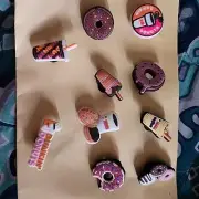 10 Dunkin Donuts themed Croc Charm Jibz