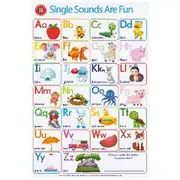 Learning Can Be Fun Single Sounds Are Fun Double Sided Chart
