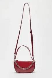 NWT Urban Outfitters Baby Baguette Simple Bag 3 Straps Chain Strap 90's Y2K