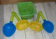 Beach & Sand Box Toys - Lot of 5 Items - Shovels/Sifters/Sand Castle Mold - NEW