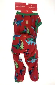 NEW Wondershop Size Medium Christmas Pet Dino Pajamas beagle bulldog schnauzer
