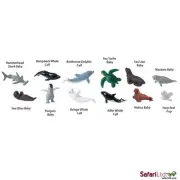 Baby Sealife Toob/toob/dolphin/whale/walrus/shark/penguin