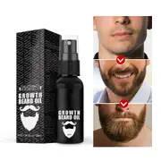 Beard Growth Oil Facial Hair Moustache Oils Men Beard Oil Growth Face Hair Thicker Essential Oil