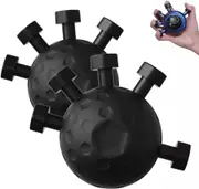 2Pcs Black Finger Grip Strengthener Hand Exerciser Gripper Tool Hand Strength Training