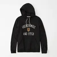 在飛比找Yahoo奇摩購物中心優惠-AF a&f Abercrombie & Fitch 帽T黑