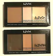 NYX Cosmetics Cream Highlight & Contour Palette ~ Light or Deep, NIB