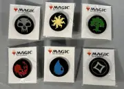 SDCC Exclusive Magic The Gathering Mana Pin Set Of 6