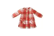Shift Pocket Button Down Dress - Primrose Plaid