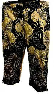 plus sz S-M/ 18 TS TAKING SHAPE La Palma Crop Pant Cotton Blnd stretch comfy NWT