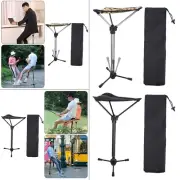 Outdoor Fishing Chair Portable Tripod Stool Folding Chair Camping Walking Picnic