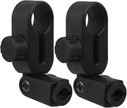FUTUREORYY 2Pcs Microphone Clip Holders Shockproof Mic Clamp for Durable Mic Stand Clips for Stable Support Easy Installation Versatile Compatibility