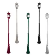 GT-698 Vienna Single Head Tall Post Light Large in Beige/Black/Burgundy/Green/White