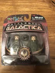 Battlestar Galactica MiniMates - Wave 3 - Lieutenant Helo & Chief Galen Tyrol