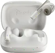 Hp Poly Voyager Free 60 Ms With Basic Charge Case, Bt700C, White,Usb-C