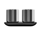 S44 Bedside Metal Bluetooth Pair Audio Computer Notebook Subwoofer Mini Cannon Wireless Small Speaker-Black