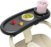 Stroller Snack Holder, Stroller Cup Holder Tray, Kid Drinks Holder Tray, Bottle Holder Stroller For Toddler Stroller, Little Boys And Girls Stoller Accessories Sturdy Bar Attachment For Toys, Biscuits